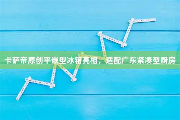 卡萨帝原创平嵌型冰箱亮相，适配广东紧凑型厨房